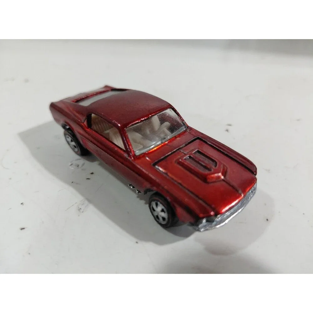 Hot Wheels 1:64 DieCast Red Line 1968 USA Custom Ford Mustang Muscle Car Repaint